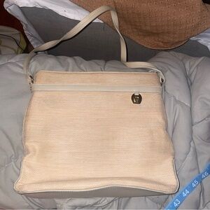 Etienne Aigner Small Shoulder Bag Ivory Crossbody